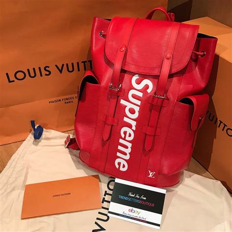 supreme backpack price lv|louis vuitton christopher backpack price.